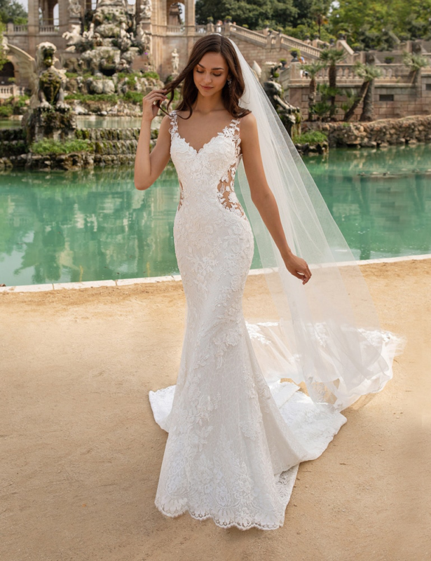 Robe Mariée Sirène Dos Nu Hera Noces 5847