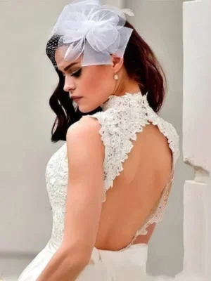 Robe de Mariée Bohème Courte – Image 3