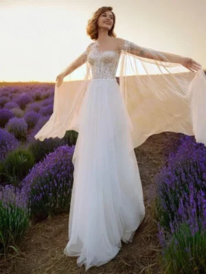 Robe de Mariée Bohème Provence