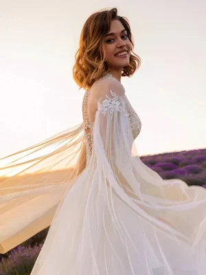 Robe de Mariée Bohème Provence – Image 4