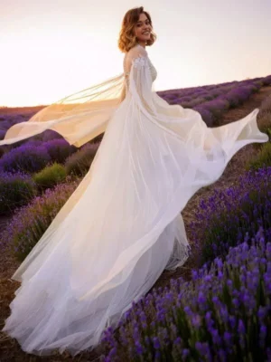 Robe de Mariée Bohème Provence – Image 2