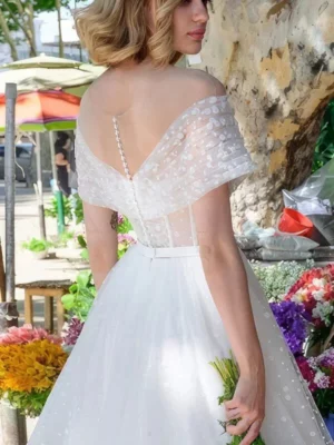 Robe de Mariée Style Bohème Romantique – Image 3