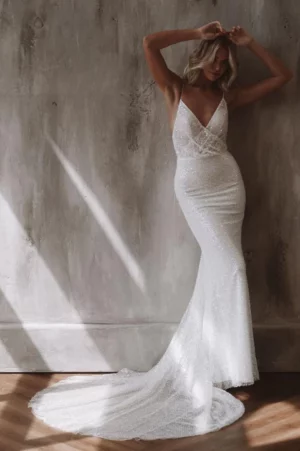 Robe de Mariée Civile Bohème