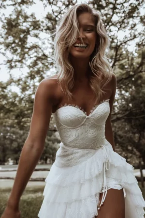 Robe de Mariée Chic et Bohème – Image 4