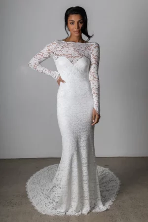 Robe de Mariée Dentelle Vintage