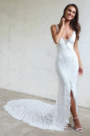 Robe de Mariée Bohème Chic Sexy