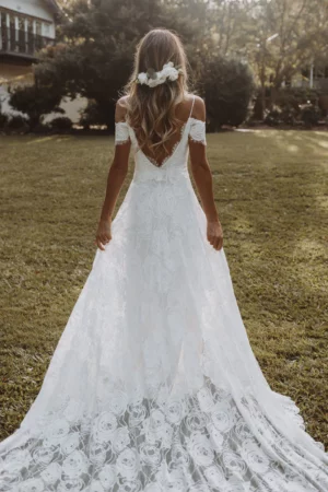 Robe de Mariée Chic Bohème – Image 2