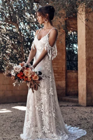 Robe de Mariée Bohème Romantique