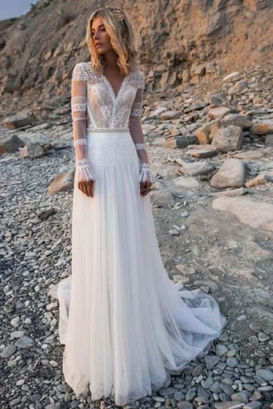 Robe de Mariée Vintage Année 60