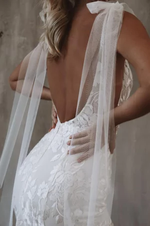 Robe de Mariée Mi-Sirène Mi-Bohème – Image 5