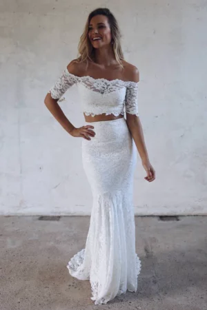 Robe de Mariée 2 Pièces Bohème