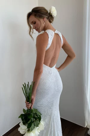 Robe de Mariée Style Vintage – Image 4