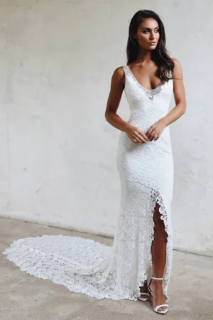 Robe de Mariée Bohème Chic Sexy – Image 3