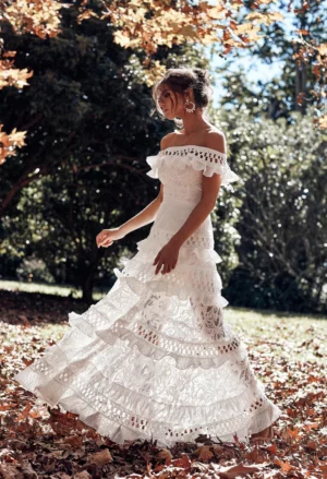 Robe de Mariée Courte Vintage – Image 2