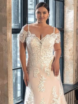 Customized Gorgeous Spaghetti Straps Plus Size Wedding Dresses for Princess Off Shoulder Bridal Gowns 2025 vestidos de novia – Image 2