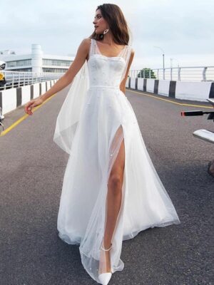 Robe de Mariée Bohème Frisson d’Éclat