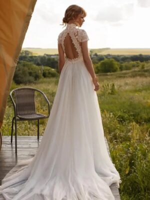 Robe de Mariée Bohème Brume Matinale