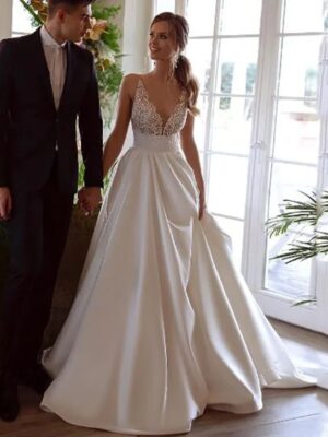 Robe de Mariée Bohème Veillée Claire