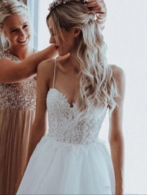 Robe de Mariée Bohème Présage Doux