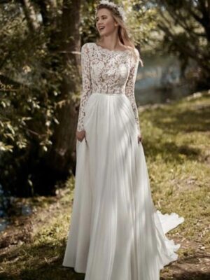 Robe de Mariée Bohème Rose des Sables