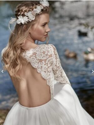 Robe de Mariée Bohème Rose des Sables