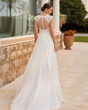 Robe de Mariée Bohème Blanche Promesse