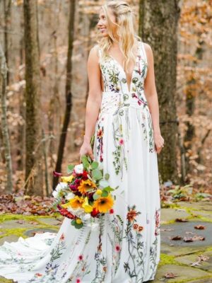 Robe de Mariée Bohème Esprit Libre
