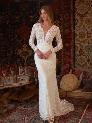 Robe de Mariée Bohème L’Âme Vagabonde