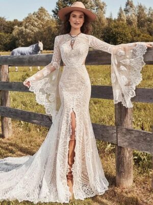 Robe de Mariée Bohème Promesse Silencieuse