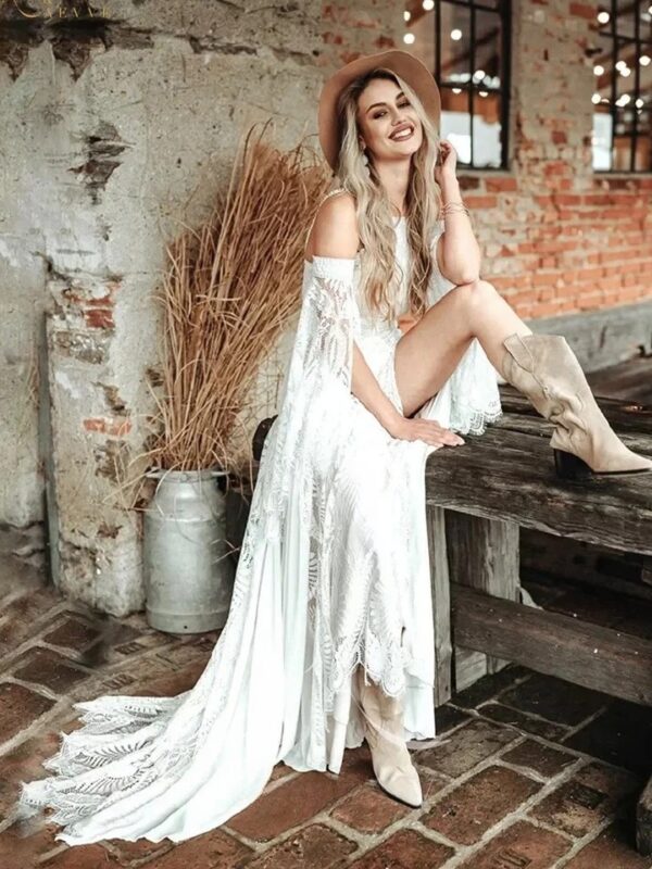Robe de Mariée Bohème Silence Doré