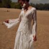 Robe de Mariée Bohème Harmonie Sauvage
