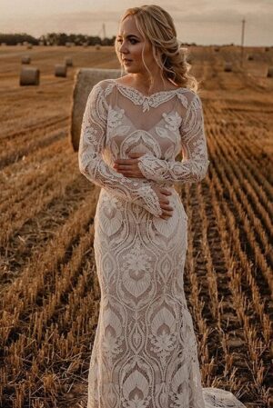 Robe de Mariée Bohème Souffle de Passion
