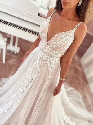 Robe de Mariée Bohème Clair de Soie