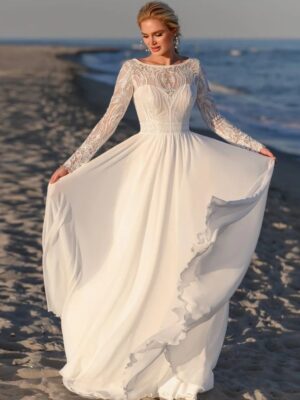 Robe de Mariée Bohème Rêve Silencieux