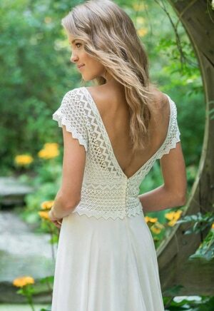 Robe de Mariée Bohème Lien d’Aurore