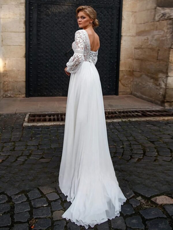 Robe de Mariée Bohème Lumière des Prés
