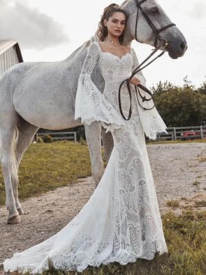 Robe de Mariée Bohème Éden Vagabond