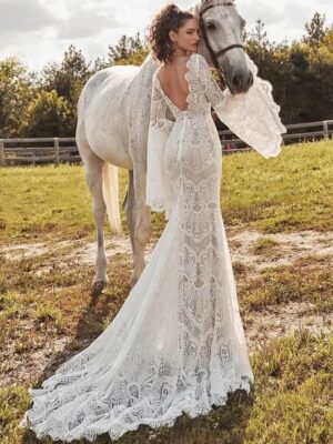 Robe de Mariée Bohème Éden Vagabond