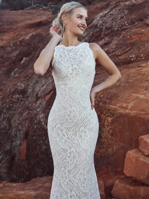 Robe de Mariée Bohème Étoile Blanche