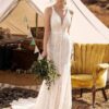 Robe de Mariée Bohème Velours Nomade