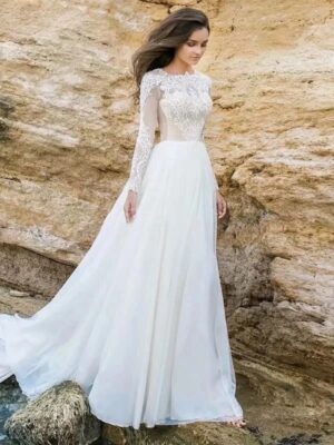 Robe de Mariée Bohème Lueur d’Espoir