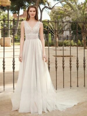 Robe de Mariée Bohème Liberté Blanche