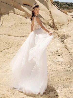 Robe de Mariée Bohème Parfum de Neige