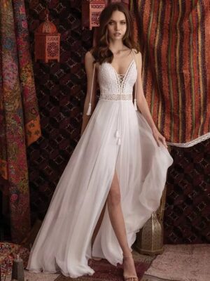 Robe de Mariée Bohème Vent d’Ivoire