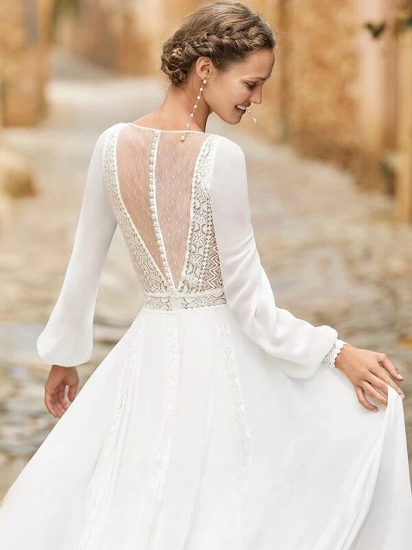 Robe de Mariée Bohème Nuage de Rosée