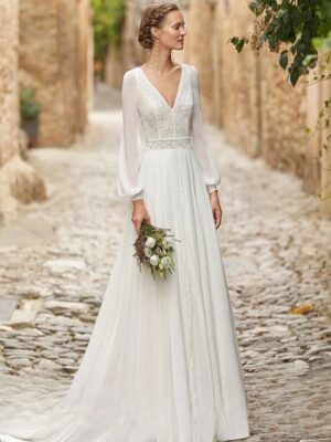 Robe de Mariée Bohème Nuage de Rosée