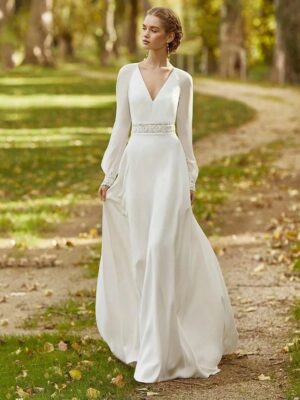 Robe de Mariée Bohème Ode Marine