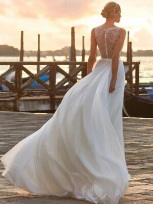 Robe de Mariée Bohème Poésie Vagabonde