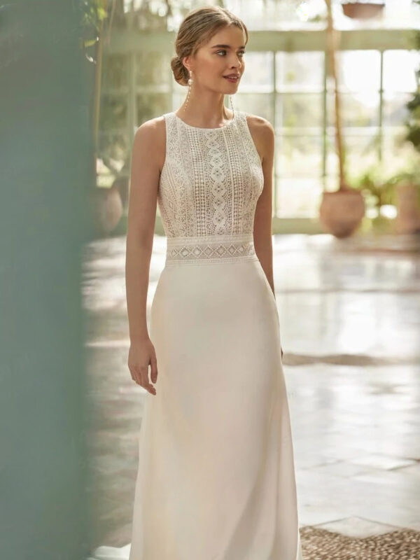 Robe de Mariée Bohème Souffle Caché