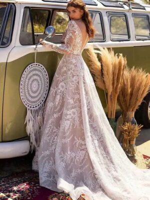 Robe de Mariée Bohème Songe Silencieux